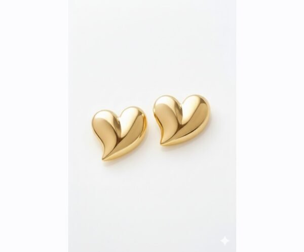 Boucles "Coeur doré"