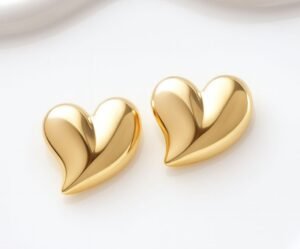 Boucles "Coeur doré"