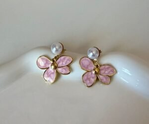 Boucles Rose Perle