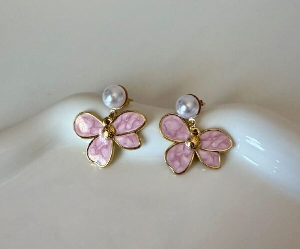Boucles Rose Perle