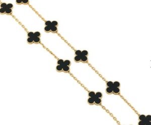 Collier long noir