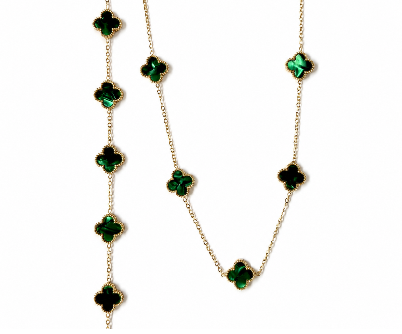 Untitled design (8) trèfles verts dorés